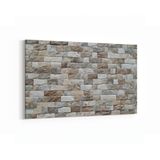 Olla 17433Y Taş/Tuğla Görseli Yatay Kanvas Tablo, Ölçü 40X30