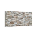 Olla 17433YD Taş/Tuğla Görseli Yatay Dar Kanvas Tablo, Ölçü 80X40