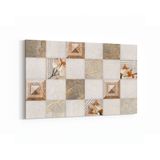 Olla 17435Y Taş/Tuğla Görseli Yatay Kanvas Tablo, Ölçü 60X40