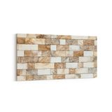 Olla 17437YD Taş/Tuğla Görseli Yatay Dar Kanvas Tablo, Ölçü 160X80