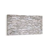 Olla 17439YD Taş/Tuğla Görseli Yatay Dar Kanvas Tablo, Ölçü 160X80
