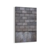 Olla 17441D Taş / Tuğla Görseli Dikey Kanvas Tablo, Ölçü 80X120