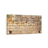 Olla 17444YD Taş/Tuğla Görseli Yatay Dar Kanvas Tablo, Ölçü 60X30