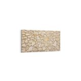 Olla 17446YD Taş / Tuğla Görseli Yatay Dar Kanvas Tablo, Ölçü 140X70