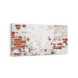 Olla 17449YD Taş/Tuğla Görseli Yatay Dar Kanvas Tablo, Ölçü 160X80