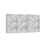 Olla 17456YD Taş/Tuğla Görseli Yatay Dar Kanvas Tablo, Ölçü 120X60