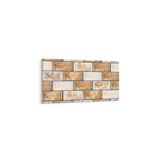 Olla 17466YD Taş/Tuğla Görseli Yatay Dar Kanvas Tablo, Ölçü 160X80