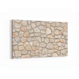 Olla 17472Y Taş / Tuğla Görseli Yatay Kanvas Tablo, Ölçü 150X100