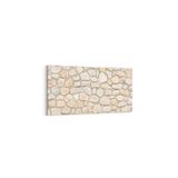 Olla 17472YD Taş / Tuğla Görseli Yatay Dar Kanvas Tablo, Ölçü 160X80