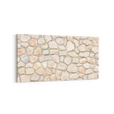 Olla 17472YD Taş/Tuğla Görseli Yatay Dar Kanvas Tablo, Ölçü 80X40