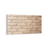 Olla 17478YD Taş/Tuğla Görseli Yatay Dar Kanvas Tablo, Ölçü 120X60