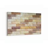 Olla 17505Y Taş / Tuğla Görseli Yatay Kanvas Tablo, Ölçü 120X80