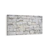 Olla 17515YD Taş/Tuğla Görseli Yatay Dar Kanvas Tablo, Ölçü 80X40