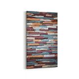 Olla 17525DD Taş / Tuğla Görseli Dikey Dar Kanvas Tablo, Ölçü 70X140