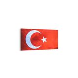 Olla 17526YD Türk Bayrağı Görseli Yatay Dar Kanvas Tablo, Ölçü 140X70