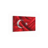 Olla 17528Y Türk Bayrağı Görseli Yatay Kanvas Tablo, Ölçü 100X70