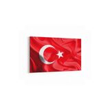 Olla 17529K Türk Bayrağı Görseli Kare Kanvas Tablo, Ölçü 70X70