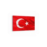 Olla 17531Y Türk Bayrağı Görseli Yatay Kanvas Tablo, Ölçü 60X40