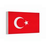 Olla 17532Y Türk Bayrağı Görseli Yatay Kanvas Tablo, Ölçü 30X20