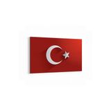 Olla 17539Y Türk Bayrağı Görseli Yatay Kanvas Tablo, Ölçü 60X40