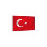 Olla 17542Y Türk Bayrağı Görseli Yatay Kanvas Tablo, Ölçü 60X40