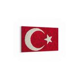 Olla 17546Y Türk Bayrağı Görseli Yatay Kanvas Tablo, Ölçü 100X70