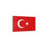 Olla 17547Y Türk Bayrağı Görseli Yatay Kanvas Tablo, Ölçü 60X40