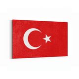 Olla 17547Y Türk Bayrağı Görseli Yatay Kanvas Tablo, Ölçü 90X60