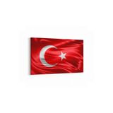 Olla 17553Y Türk Bayrağı Görseli Yatay Kanvas Tablo, Ölçü 150X100