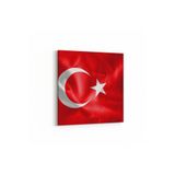 Olla 17555K Türk Bayrağı Görseli Kare Kanvas Tablo, Ölçü 50X50