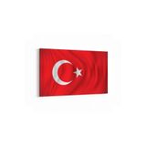 Olla 17556Y Türk Bayrağı Görseli Yatay Kanvas Tablo, Ölçü 30X20