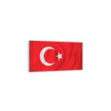 Olla 17556YD Türk Bayrağı Görseli Yatay Dar Kanvas Tablo, Ölçü 60X30