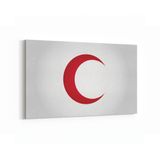 Olla 17561Y Türk Bayrağı Görseli Yatay Kanvas Tablo, Ölçü 60X40