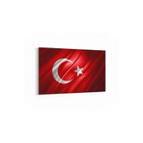 Olla 17563Y Türk Bayrağı Görseli Yatay Kanvas Tablo, Ölçü 60X40