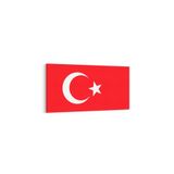 Olla 17565YD Türk Bayrağı Görseli Yatay Dar Kanvas Tablo, Ölçü 120X60