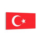 Olla 17565YD Türk Bayrağı Görseli Yatay Dar Kanvas Tablo, Ölçü 60X30