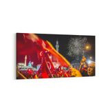 Olla 17570YD Türk Bayrağı Görseli Yatay Dar Kanvas Tablo, Ölçü 120X60