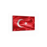 Olla 17571Y Türk Bayrağı Görseli Yatay Kanvas Tablo, Ölçü 70X50