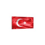 Olla 17571YD Türk Bayrağı Görseli Yatay Dar Kanvas Tablo, Ölçü 80X40