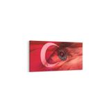 Olla 17584YD Türk Bayrağı Görseli Yatay Dar Kanvas Tablo, Ölçü 120X60