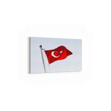 Olla 17586Y Türk Bayrağı Görseli Yatay Kanvas Tablo, Ölçü 70X50
