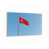 Olla 17587Y Türk Bayrağı Görseli Yatay Kanvas Tablo, Ölçü 30X20
