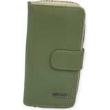 Ollbag OL-1064R Büyük Boy Kadın Cüzdan - Fıstık Yeşili
