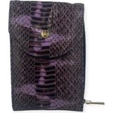 Ollbag OL-1093Y Kadın Zincir Askılı Mini Çanta Cüzdan - Eflatun - Siyah