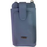 Ollbag OL-2037 Kadın Zincir Askılı Mini Çanta Cüzdan - Açık Mavi