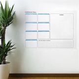OLLEVRA Haftalık Planlayıcı Manyetik Duvar Stickerı Takvim 56 cm x 70 cm