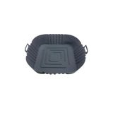 OLLEVRA Renkli Isıya Dayanıklı Yıkanılabilir Silikon Fırın Airfryer Kare Model Pişirme Matı 20 cm