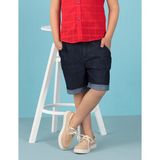 Ollie&Olla Duble Paça Erkek Çocuk Denim Şort - 2 Yaş - Lacivert
