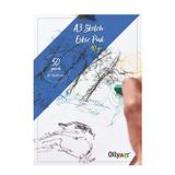 Ollyart Eskiz Defteri A-3 Dokulu Kağıt Kara Kalem Çalışma Defteri 50 Yaprak 90 gr 29.7x42 cm 1 Paket