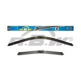 Ölmez Oto Yedek Parça Silecek Süpürgesi Muz Tipi Fıat: 500 312 2007→ 500C 312 2009→ Ford: Ka Ru8 2008→ Renault: Zoe 2013→ 24 Inch +14 Inch 600 mm +350 mm 19 mm Butonlu - Beyaz